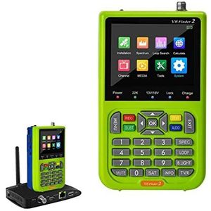 Satellietzoeker, digitale satellietsignaalzoeker, Satelliet Finder Signaal Meter Draagbare TV Satelliet Finder Meter Met 3.5 inch Lcd-scherm H.264 Code Signaal Meter Digitale voor het aanpassen van sa