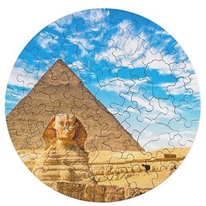 Sphinx En Piramide Dier Vormige Legpuzzels Leuke Houten Puzzel Familie Puzzel Geschenken 68 STKS