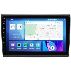 9"" Touch Car Stereo Radio DAB Head Unit GPS Navigatie voor Fiat Bravo 2007-2012 Android 12 Autoradio Ingebouwde CarAutoPlay Achteruitrijcamera Ondersteuning DSP Bluetooth USB android auto (Size : 4+W