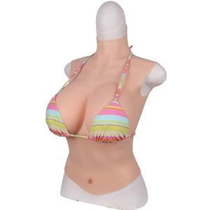 Color 1,C Style 2,XZZXQNB Siliconen borstprothesen Transgender Cosplay Kunstmatige C-G borstplaat Nepborsten voor Crossdresser Dragqueen Prothese