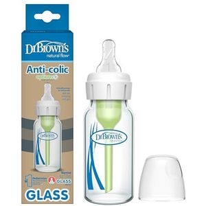 Dr. Brown's Opties+ Anti-koliek 120ml smalle glazen fles