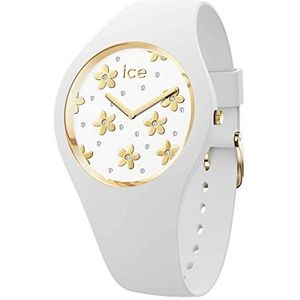 Ice-Watch - ICE flower Precious white - Wit dameshorloge met siliconen band - 016658 (Small)