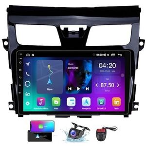 Android 13 QLED Autoradio voor Nissan Teana J33 2013-2015 - Ingebouwde DSP/Carplay/Android Auto - Camera + DVR - 10 inch 2 Din - Stuurbediening - FM AM RDS DAB Radio - BT 5.0(NF-1)