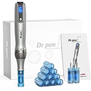 Dr. Pen Ultima M8S Microneedling Pen: Draadloze Microneedling Pen - 12 Vervangcartridges