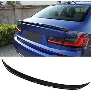 Achterspoilers Abs Plastic Gloss Zwarte Achterspoiler Voor BMW 3 Serie G20 2019 2020 2021 2022 Voorbumper Lip
