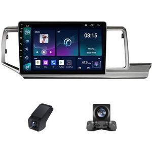 Android autoradio 2 Din geldt voor Honda Stepwgn 4 2009-2015 met Draadloze Carplay Android Auto GPS Navi WiFi 9 inch met Bluetooth FM+ Achteruitrijcamera/Stuurwielbediening(X2)