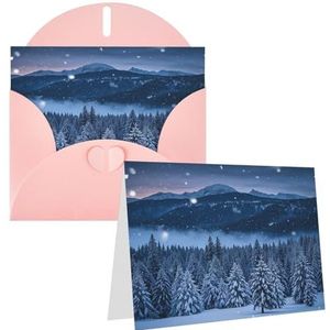 Rkklvbns Wenskaarten Winter Wonderland Thema Sneeuwvlok Hart Verschillende gelegenheden Wenskaarten Vriendschap Herdenkingskaarten Vakantie Kaarten