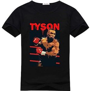 Adamimyclay&Reg; Kelped Mike Tyson Men's Printed T Shirts, Custom Mike Tyson Tee-Shirt Size M