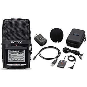 Zoom H2n Handige Handheld Digitale Multitrack Recorder Bundel met APH-2n Accessoire Pack