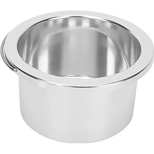 Waspot, draagbare zilveren wasverwarmer binnenpot Gemakkelijk schoon te maken voor haarverwijderingsmachine