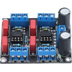 4-kanaals voorversterker, metaalfilmweerstand Geluidsversterkermodule voor audioapparatuur
