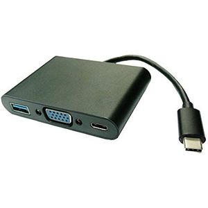 VALUE - 12993201 - USB Grafische Adapter - Zilver - USB 3.1 Type C naar VGA