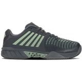 K-Swiss - Express Light 3 - Padelschoenen - Wit - DuraWrap Flex - Aösta 7.0 Rubber