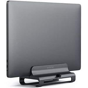 SATECHI Universele Verticale Aluminium Laptopstandaard voor MacBook, MacBook Pro, Dell XPS, Lenovo Yoga, Asus Zenbook, Samsung Notebook en meer (Ruimtegrijs)