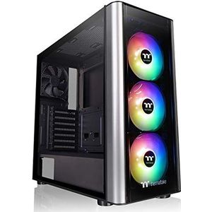 Thermaltake Level 20 MT moederbord Sync ARGB ATX Mid Tower Gaming computerbehuizing met 3 120 mm ARGB 5 V moederbord Sync RGB ventilator + 1 120 mm ventilator achter vooraf geïnstalleerd