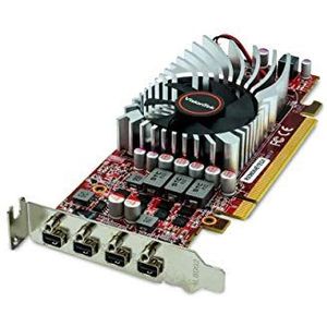 VisionTek Radeon RX 560 4 GB GDDR5 4M 4K grafische kaart, 4 Mini DisplayPort, 7.1 Surround Sound, PCI Express, Low-Profile GPU, ATX & SFF - 901278