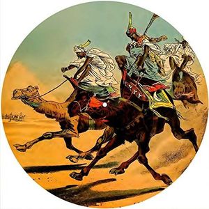 Slipmats Slipmat vilt voor elke 12"" LP DJ vinyl draaitafel platenspeler aangepaste afbeelding - Camel Race