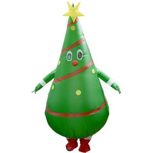 BOSREROY Draagbare Grappige Kerstboom Opblaasbare Kostuum Creatieve Lichtgewicht Mooie Blow Up Outfit