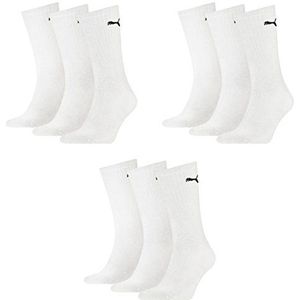 PUMA Heren Sport 3p Sokken Hosiery (9 stuks), wit, 47/49 EU