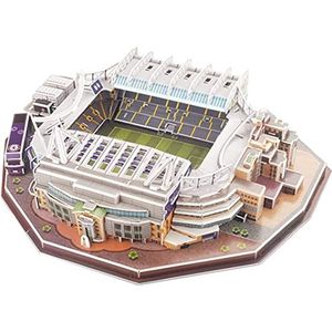 3D-puzzel DIY Building Toy Model 3D Legpuzzel Voetbalfans Memorial Gift, Chelsea Stamford Bridge stadion 3D Puzzel, Europees voetbalstadion replica model, Verjaardag herdenkingscadeaus for fans