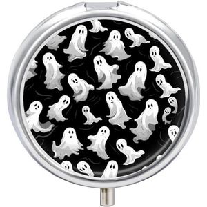 Halloween Goth Pil Doos Pil Case Pil Organizer Geneeskunde Pil Organizer Wekelijkse Pil Organizer Pil Houder Kleine Pil Case Pil Containers Pil Houder voor Portemonnee