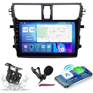 Android 14 Auto Stereo Navi voor S-uzuki Celerio/Cultus (2015-2018) 9 ""QLED-scherm Autoradio met draadloze carplay Android Auto GPS-navigatie met BT5.0 HIFI FM 5G-WiFi SWC RDS MIC,M200s