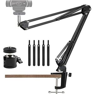 Webcam, Desktop Webcam Tripod Stand met Stabilizer Suspension Boom Scissor Arm Web Camera staat for Web Cam C922 C930E C920(Type 2)