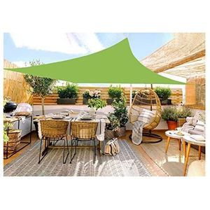 Zonnescherm zeil schaduw gaas, luifel, outdoor schaduw gaas, ademende canvas schaduw, versterkte 95% UV-straling blokkerende pergola's voor tuin zwembad terras terras, buiteninstallatie (kleur: Vert,