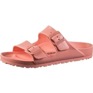 BIRKENSTOCK ARIZONA EVA 1022511 Koralle Pfirsichrosa Damenhausschuhe Gummischnallen 37