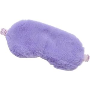 Cmis Kbei Slaapmasker, blinddoek slapen, zachte pluche oogmaskers, schattige liefde, wolk, oogbedekking, pluche masker, ooglapje, dutje, gezondheid oogbedekking (violet)