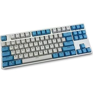 Topwang Keycaps, 87 PBT-toetsen Keycaps Mechanisch toetsenbord Keycap Dubbel verlicht woord Transparante kleur Gaming keycaps voor US Layout Keyboard voor Cherry MX (Verkoop alleen keycaps) keycaps