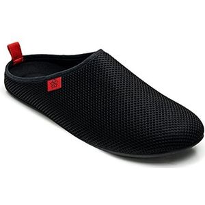 Andrés Machado Sloffen Dames/Sloffen Heren - DYNAMIC - SOMMER – sloffen/pantoffels – uitneembare binnenzool - zwart, EU 47