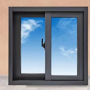 Vervangende ramen for thuis, mobiel kelderschuifraam, aluminium frame met gehard glas en hor, for schuur, huishouden, garage, schuren(58x38cm)