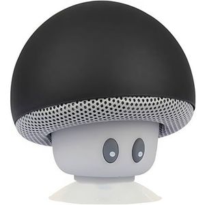 Hipipooo Mini Mushroom draagbare draadloze Bluetooth V2.1 luidspreker en houder met zuignap compatibel met iPad, iPhone, Android-telefoon, tablet pc