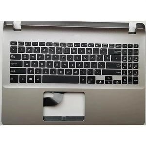 Laptopbehuizing met palmrest en toetsenbordbehuizing voor ASUS Y5000 X507 X507U X507UB X507UA A507M X570(Black)