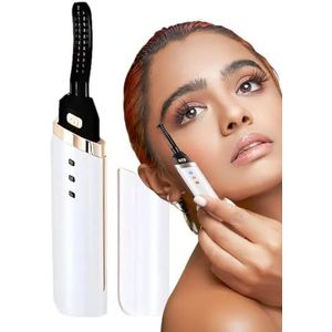 Verwarmde wimperkruller - langdurige USB-wimperkruller voor 24 uur schoonheid | Draagbare wimperkruller voor natuurlijke look voor reizen, thuis, werken, daten, verzamelen Founcy