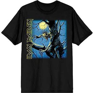 Iron Maiden T Shirt Fear of the Dark Album Tracklisting nieuw Officieel Mannen L