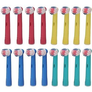BELADENT 12-delige opzetborstels, compatibel met tandenborstels voor kinderen