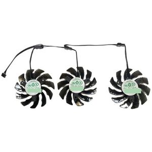 T128010SU, GPU-koeler, videokaartventilator, voor GIGABYTE RX 5600XT 5700 6700 XT, RTX2060 SUPER voor GAMING OC 8G PLD08010S12HH, GA81S2U(GA81S2U)