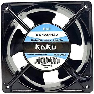 LMNCBVYA KAKU KA1238HA2 120mm Cooling Fan 220V-240V 0.13/0.11A 12038 Fan for PC and Electronics Cooling