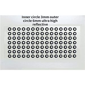 Scanning Marking Dots 3D -scanner Markeringspunten Meter Point Identificeer label stip positioneringsdoelen diffuse reflectiemarkers Binnenmarkeringspunt Meetpunt Markering(1)