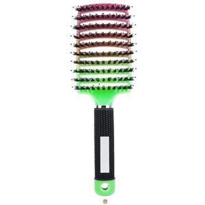 My Sensory Space Ontwarrende Haarborstel, Anti-Tangle Haarborstel, Magische Borstel Ontklitter, Gebogen en Geventileerde Ontklitterborstel, Detangler Haren Nylon Haarborstel, Ontwarrende Borstel voor