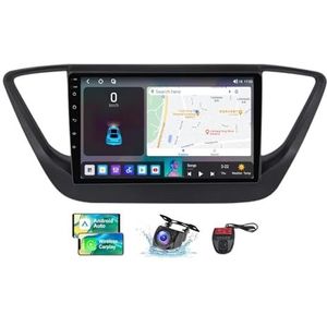 Android 13 9 Inch 2 Din QLED Autoradio Voor Hyundai Solaris Verna 2017-2020 - Camera DVR GRATIS - Steun Carplay Android Auto DSP Stuurwiel FM RDS DAB WIFI 4G Bluetooth Split-Screen(B,NF-4)