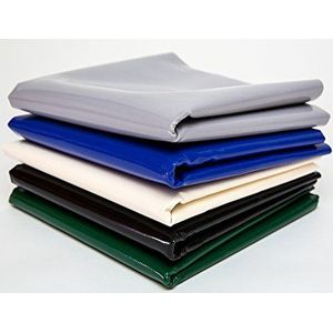 Vrachtwagenzeil, pvc-zeil, 450 g/m², 3 m breed, per meter, zonder ogen, zeildoek, afdekzeil, wit RAL9010