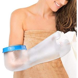 Haofy Waterdichte gipsbescherming arm, voor volwassenen, waterdichte arm, douchebescherming voor handbadbescherming, arm, gips, douchehoes, douche-overtrek voor baden, douche, armbeschermer voor