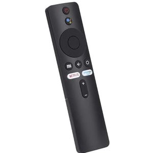1 vervangende afstandsbediening Universele Bluetooth-afstandsbediening met spraakbediening Spraak-tv-accessoires met Google Voice Assistant voor