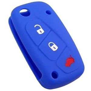 Sleutelbehuizing access Accessoires Voor Citroen Voor Relay Voor Nemo Voor Peugeot Voor Boxer Voor Bipper Siliconen Autosleutelhoes LTQSIV(Dark Blue)