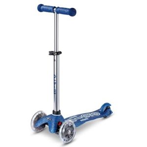 Micro Mobility driewielige scooter Blue Glitter LED MMD219