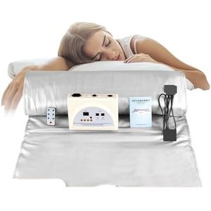 Vetverbranding gewogen saunadeken, afslanken for gewichtsverlies Spa Detox, infrarood afstandsbediening verwarmingsdeken for thuislichaam Voor ontspanning