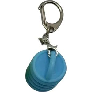 Praktische hydraterende lipgloss sleutelhanger caps sleutelhangers tas bevestiging make-up accessoire voor dagelijks woon-werkverkeer en reizen